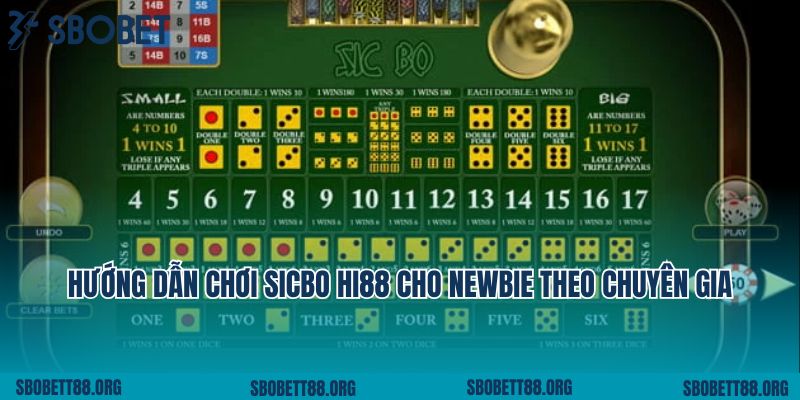 Hướng dẫn chơi Sicbo Hi88 chuẩn cho newbie theo chuyên gia